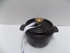 Cocotte Staub Ronde Font noir 14 cm Neuf toutesCuissons Lave Vaisselle Service