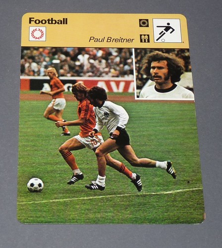 Fiche football 1974 - football, paul