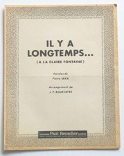 Partition vintage sheet music