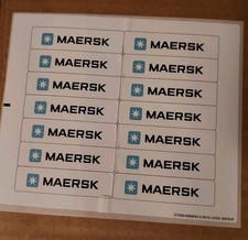 Lego Maersk Sticker Sheet