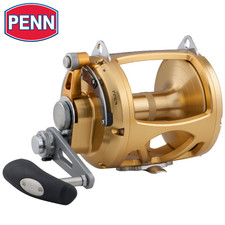 Moulinet conventionnel 2 vitesses PENN Saltwater International VI 80VISW Gold