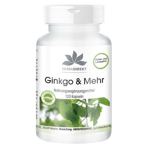 Ginkgo more 120 gélules - &,