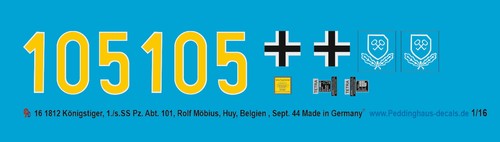 Peddinghaus decals 1812 - peddinghaus-decals, 1/16