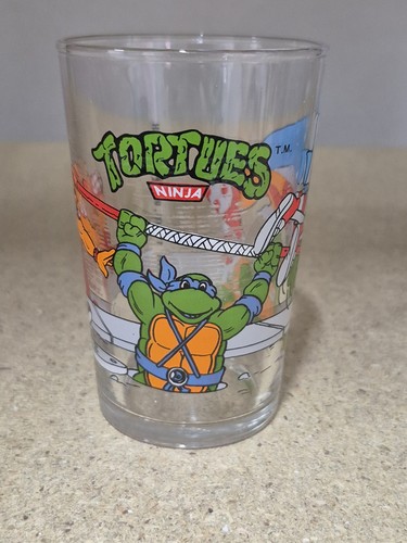 Verre moutarde tortues - moutarde,