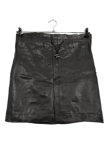 Jupe cuir femme noir - cuir,