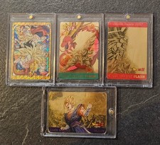 Lot 4 Cartes Dragon Ball Z Spéciale Flash