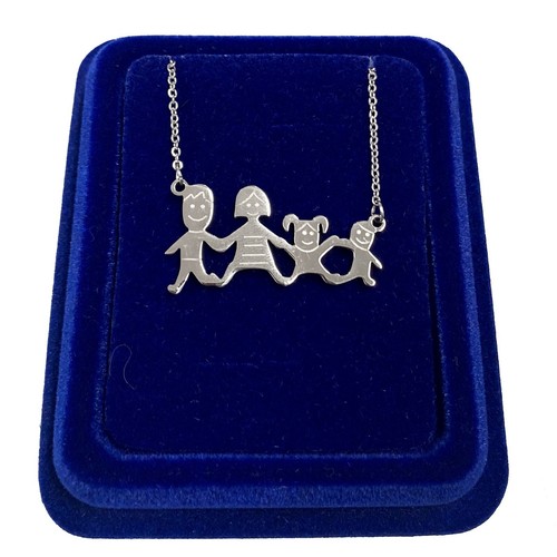 Collier petit famille - petit,