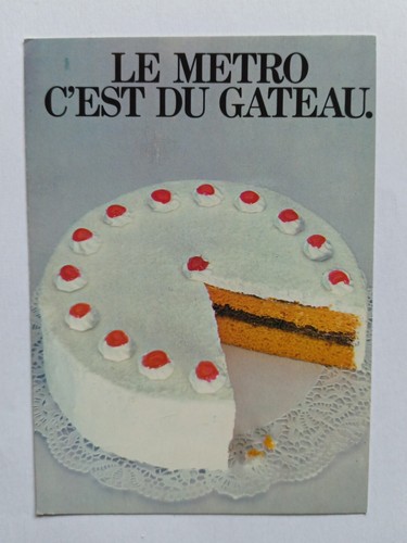 Carte postale publicitaire - carte,
