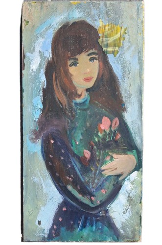 Peinture ancienne huile - peinture, sur