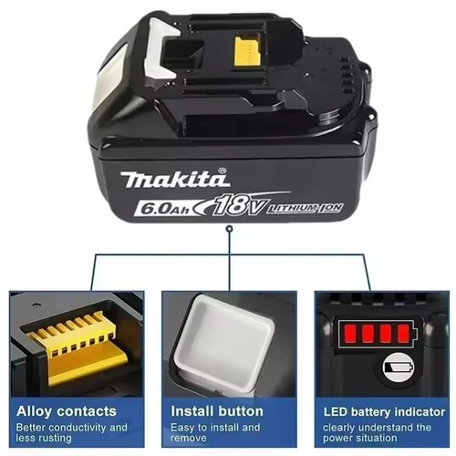 Makita batterie 18v 0ah - 18v, 6.0ah