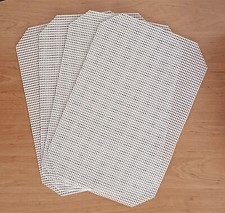 Lot de 4 sets de table ecru. 45 x 30 cm