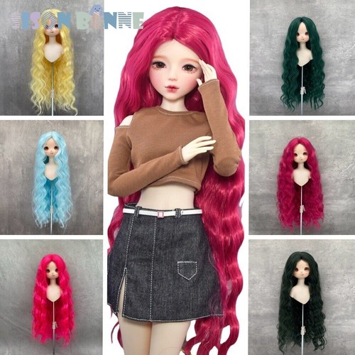 Bjd perruque cheveux longs - cheveux,