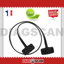 Câble extension prolongateur rallonge prise OBD2 diagnostic mâle à femelle 1m