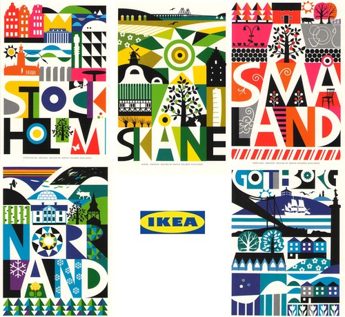 Lots ikea kort art cards - kort,