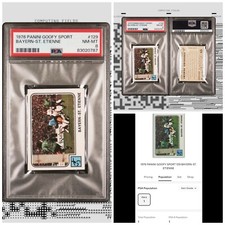 Panini 76 European Cup Final : Bayern-St Étienne Grade 8 PSA