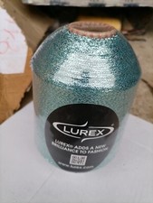 Lurex Bobine Industrielle Fil a Tricoter Bleu 550 grammes