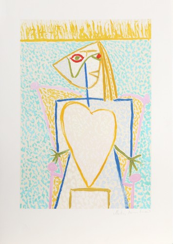 Pablo picasso femme buste - pablo,