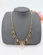 Collier drapé maille