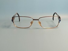 CADRE DE LUNETTES VINTAGE EN TITANE RECTANGULAIRE BLEU CAZAL FABRIQUÉ EN Alle...