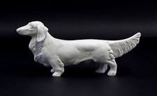 9942556 Porcelaine Figurine Chien Basset aux Poils Longs Teckel Wagner&apel