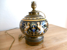 PIED DE LAMPE FAIENCE GIEN