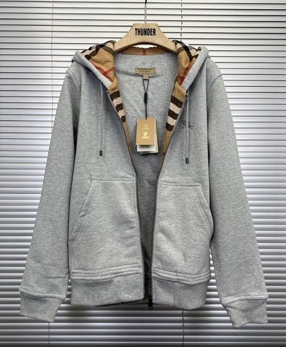 Zip burberry gris - zip,