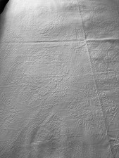 Linge Ancien Grand Couvre Lit De Mariage Royal  1800/1900 Napoleon