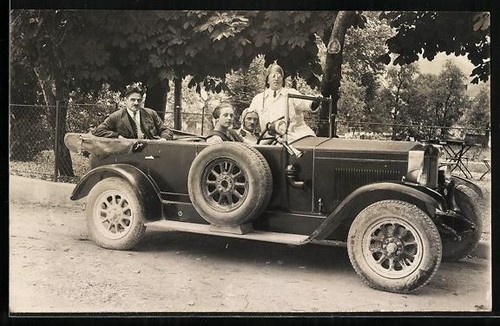 Carte postale photo fiat - carte,