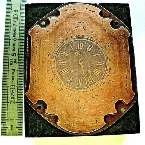 Plaque gravure sur cuivre - plaque,