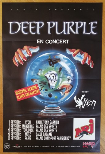 Deep purple affiche concert - purple,