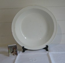 Creil Montereau plat blanc faïence service ancien vaisselle blanche N°4