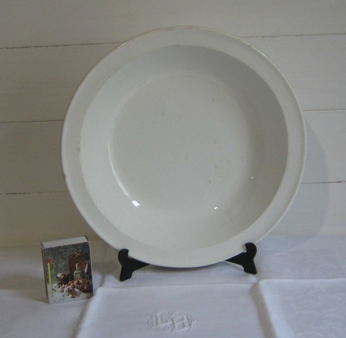Creil montereau plat blanc - montereau,