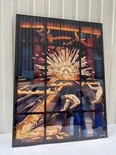 CADRE PHOTO BERNARD FLAMION VITRAUX MAJORELLE USINE SIDÉRURGIE ACIÉRIE LONGWY