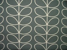 Orla Kiely Tissu Coton Linéaire Tige Cool Gris Rideau Tapisserie Coussin Craft