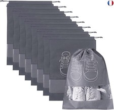 FUIPVGI 8 Pièces Sac à Chaussures Voyage, Anti-poussière Sacs de Rangement, Sa