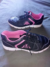 Baskets KAPPA fille rose/noir simili cuir 35