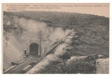 CPA 55 - TAVANNES : TUNNEL - ABRI ET MUNITIONS -  VERDUN 1914-1918 MILITARIA WW1