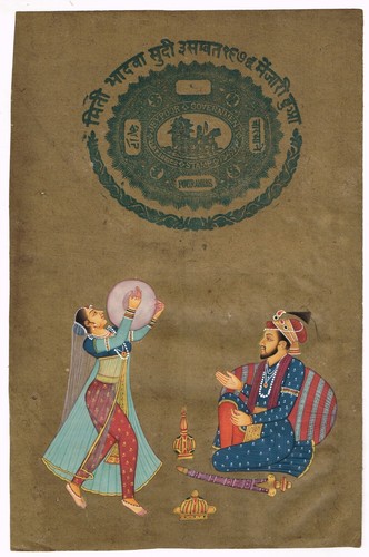 Main miniature ancien peinture - ancien,