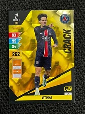CARD PANINI ADRENALYN LIGUE 1 2024/25 CRACK VITINHA PARIS SG # 424 MINT