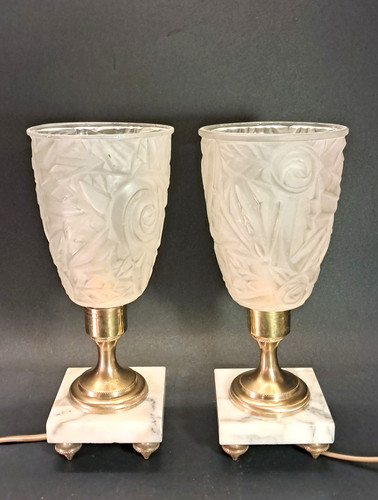 Art déco paire - déco, lampes
