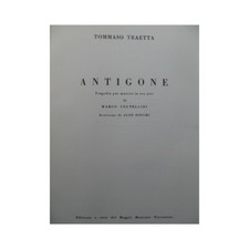 TRAETTA Tommaso Antigone Opéra Chant Orchestre 1962