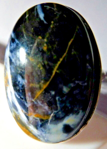 Bague pietersite bleu - pietersite, bleu-26