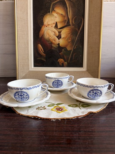 Lot tasses sous - 3, et
