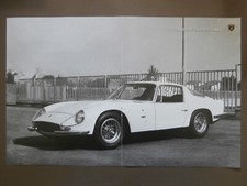POSTER LAMBORGHINI 3500 GT ZAGATO - 1965 -  44 x 28 cm