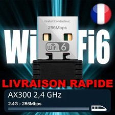 ✅ Adaptateur Wifi 6 Ordinateur Portable Windows 7 10 11 Mini Carte Réseau USB