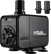 45w Pompe Eau Submersible,3000L/H Aquarium Pumpe,Débit Réglable Pompe Bassin