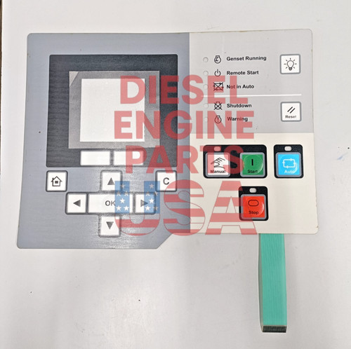 Clavier autocollant membrane