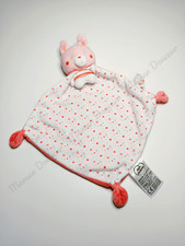 Doudou Plat Lapin Cape Rose