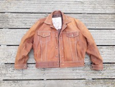 Rare Superbe BLOUSON VESTE ARTURO CUIR PARIS MADE IN FRANCE Suede Ranch