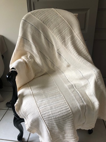Ancien jeté lit plaid au - lit,